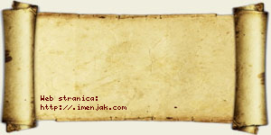 Jana Vojnović vizit kartica